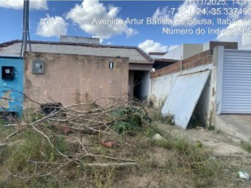 Casa em leilão com 67,60m² em Itabaiana/PB