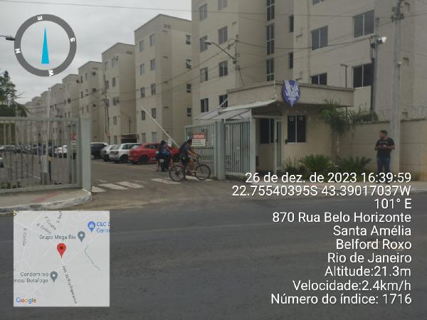 Apartamento com 2 Quartos e 1 Vaga em Belford Roxo