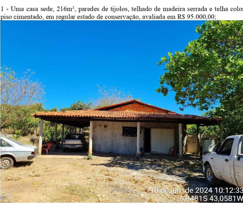 51,64 Hectares de Terras em Floriano - PI