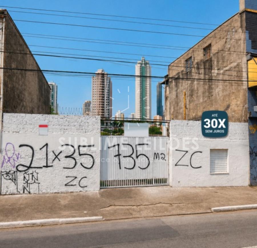 Terreno de 483m² no Alto da Mooca
