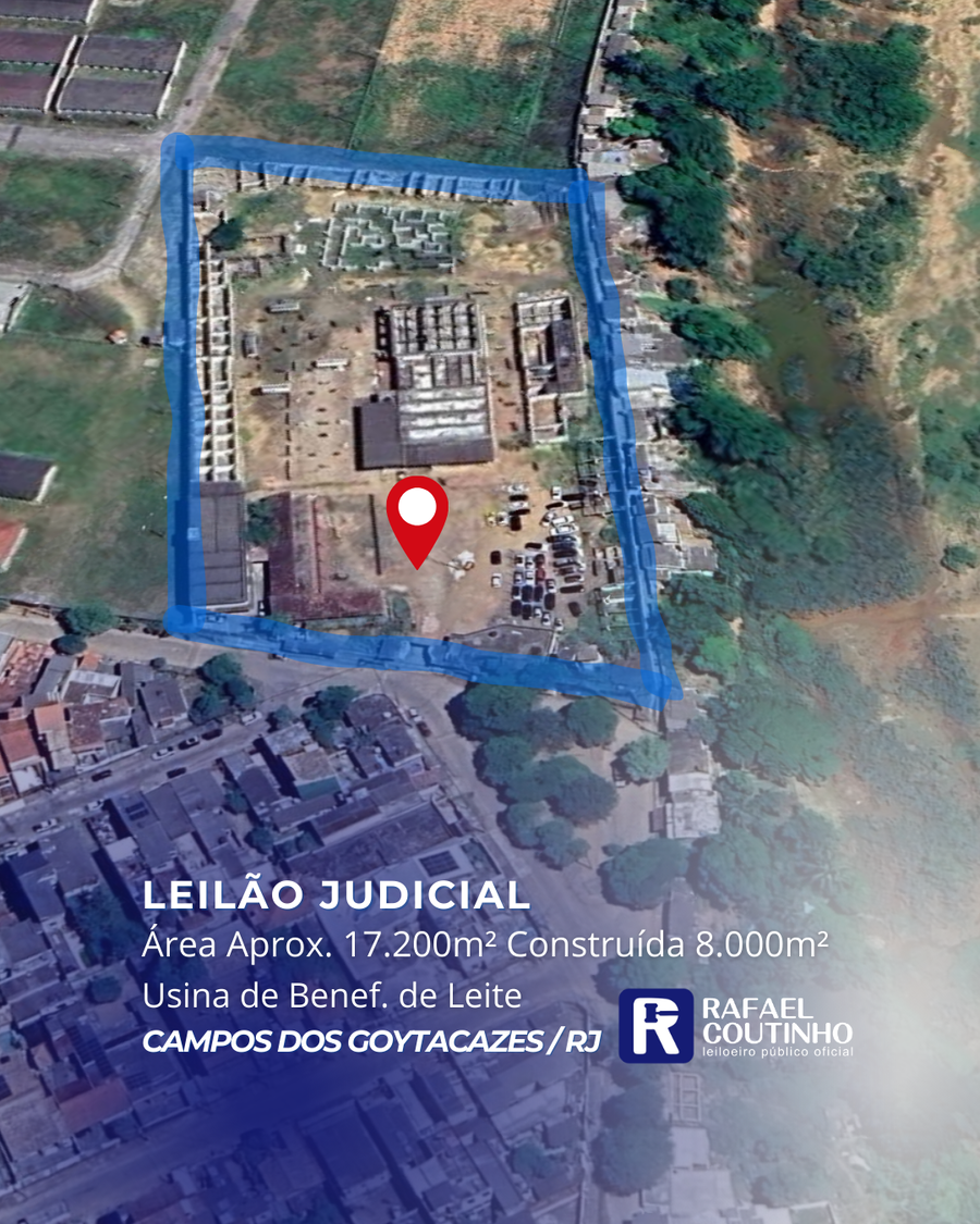 Antiga Usina de Leite em Campos dos Goytacazes/RJ - 17.200m²