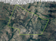 Fazenda com 484 hectares em Nova Roma/GO - Parte ideal de terra nua