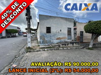 Casa com 2 quartos, 66m², área total, desocupada