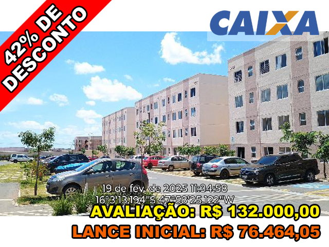 Apartamento com 2 quartos em Valparaíso de Goiás