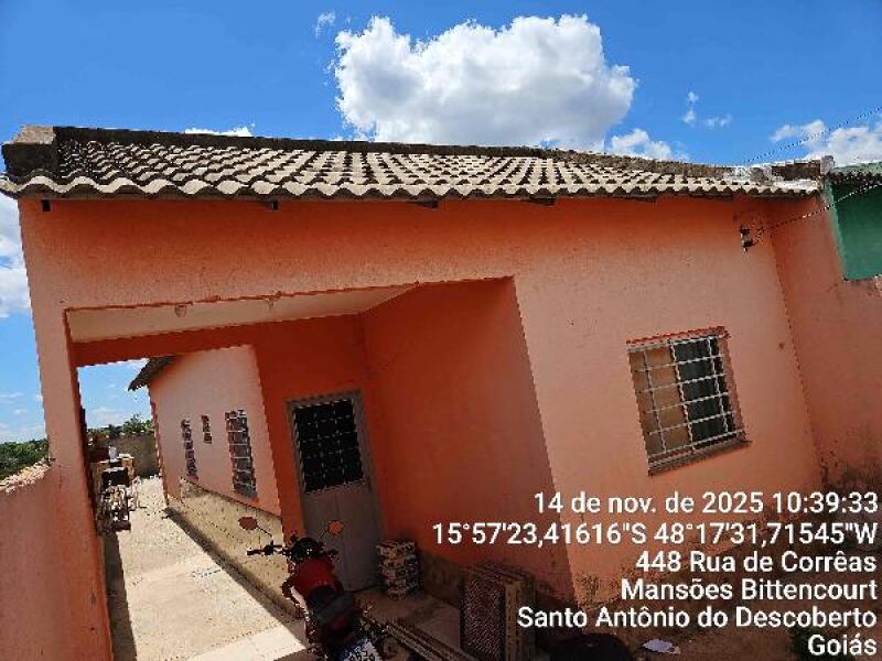 Casa com 2 quartos em Santo Antônio do Descoberto/GO
