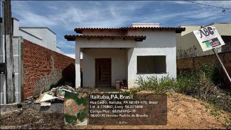 Casa em Itaituba com 2 quartos e 2 banheiros