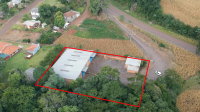 Terreno com pavilhão em Paulo Bento/RS, 2.532,12m²