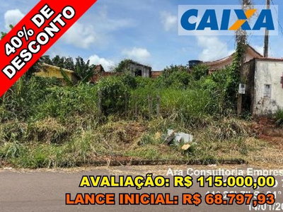 Terreno 360m² em Cacoal/RO com ótima localização