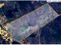 Sítio com 35 hectares com casa e curral, área rural