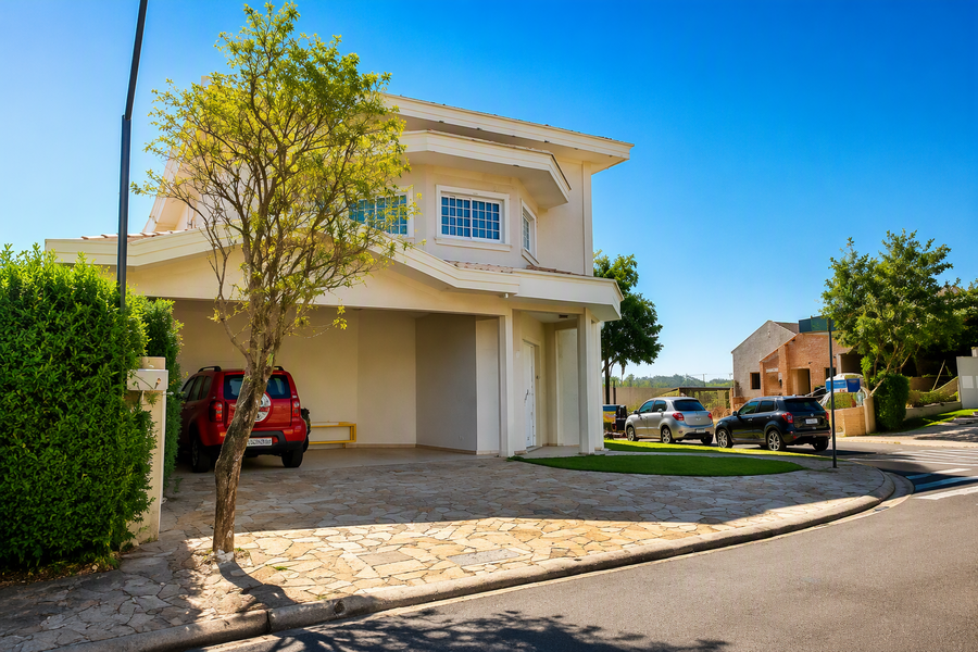 Mansão com 5 suítes, piscina e sauna em Indaiatuba