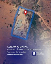 Cerâmica com Galpões em Lagoa Grande/MG - 40.000m²