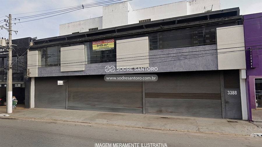 Prédio comercial com 336,30m² de terreno