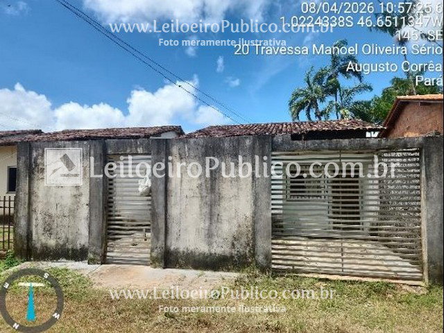 Casa com 2 Quartos e 51,72m² em Augusto Corrêa