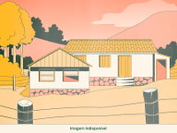 Chácara com 6.382,66m² de terreno, parte ideal ocupada