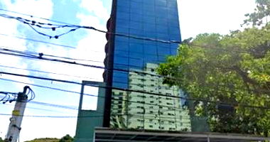 Sala Comercial em Guarujá com Vista para o Mar