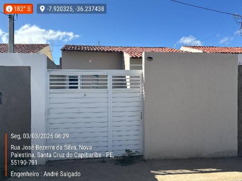 Casa 59,8m² com 2 quartos e garagem