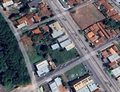 Terreno de 401,64 m² sem benfeitorias