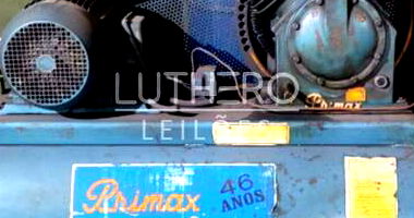 Compressor de ar 175 Libras motor 12,5cv 1.755rpm 220v-380v Marca Primax