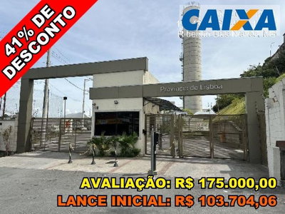 Apartamento com 2 quartos e vaga de garagem em Ribeirão das Neves