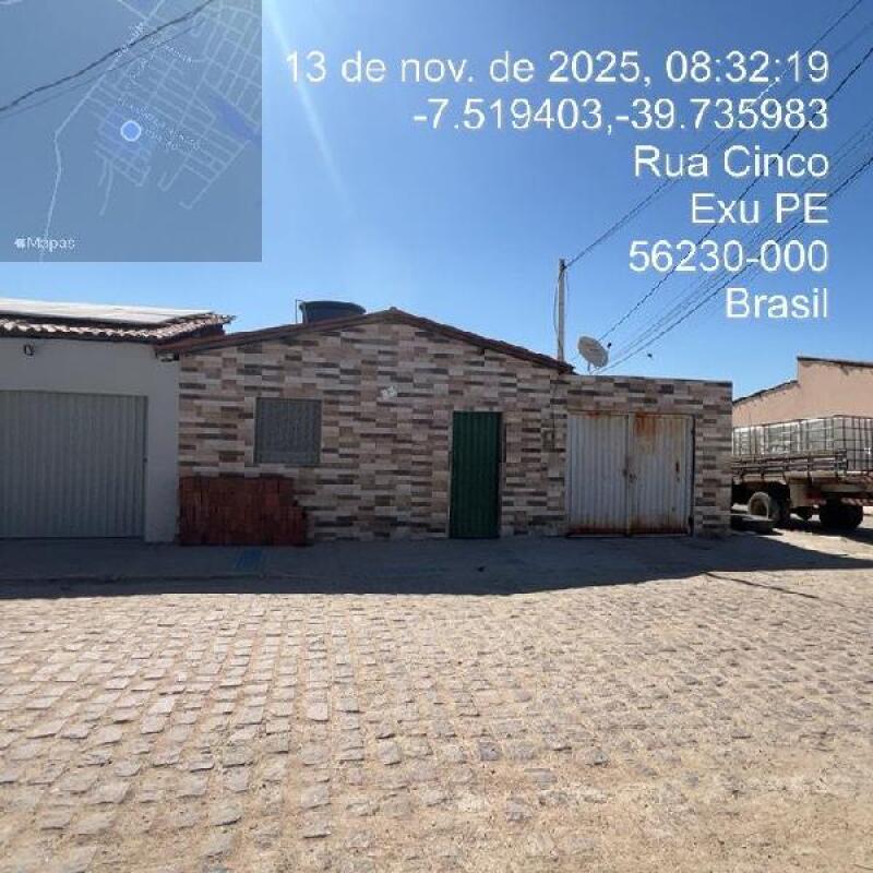 Casa com 3 quartos em Exu/PE