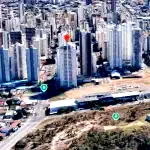 Apartamento com vagas de garagem, 2 quartos, 1 banheiro