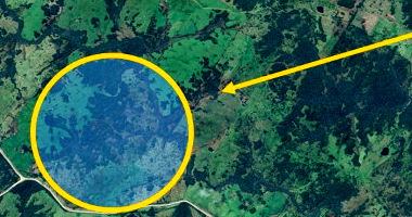 Sítio com 55,99ha em Herval/RS - Casa Branca