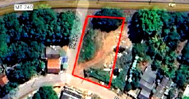 Terreno com 1075.85m² em Arenápolis/MT