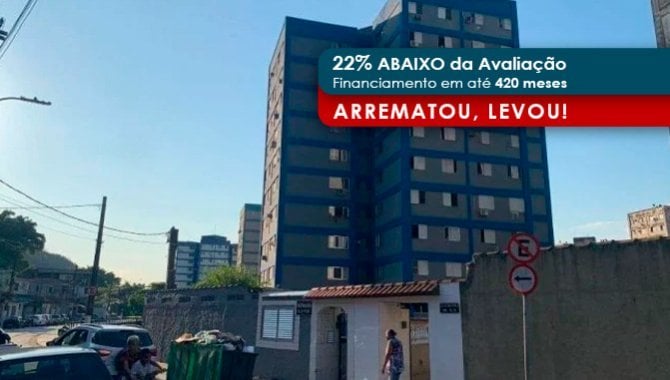 Apartamento 57m² em Santos, SP com 2 quartos e 1 vaga