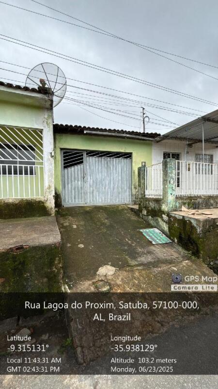 Casa com 54,6m², 2 quartos, centro de Murici