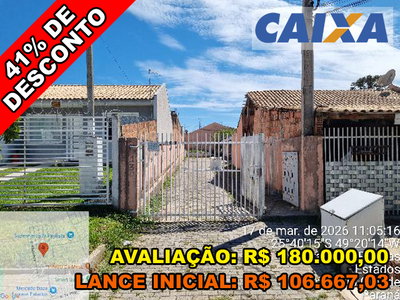 Casa com 2 Quartos em Condomínio na Fazenda Rio Grande