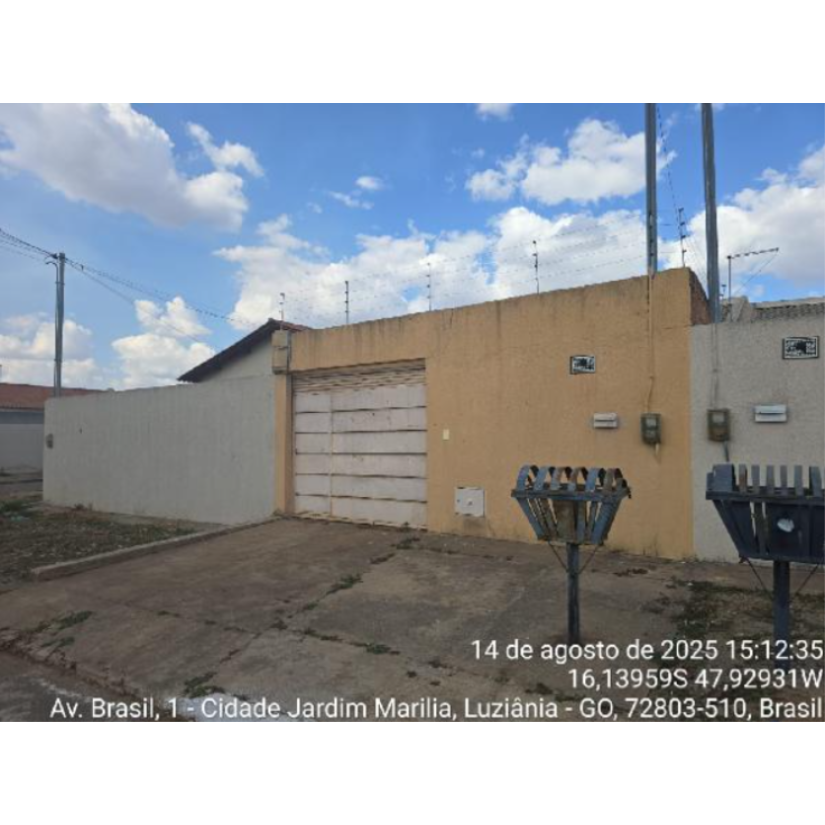 Casa em Luziânia/GO com 69m² - Cidade Jardim Marília