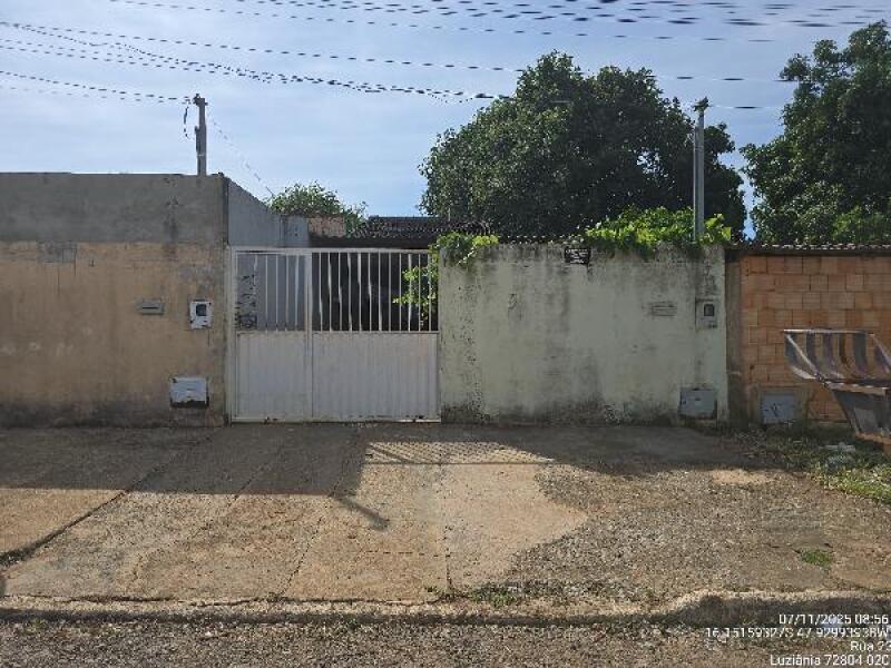 Casa com 2 quartos em Luziânia/GO