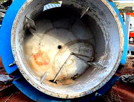 Reator de 3.500 litros com saída de 3"