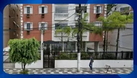 Apartamento com 73m² e vaga de garagem em São Vicente