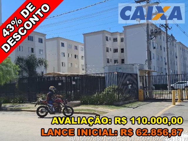 Apartamento com 2 quartos e 40,99m² privativos em Porto Alegre