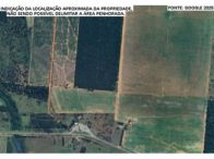 Sítio rural com 48,35 hectares, 2 casas desocupadas, área plana