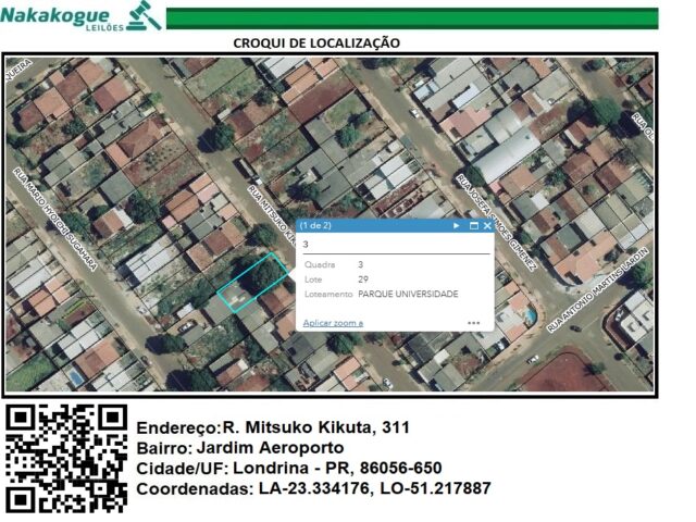 Casa 49m² em terreno 250m² - Parque Universidade