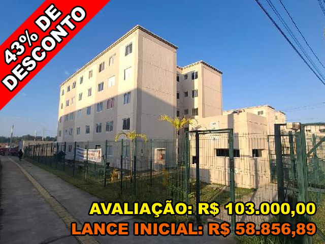 Apartamento 2 quartos, 40.53m², 1 banheiro, sala, cozinha