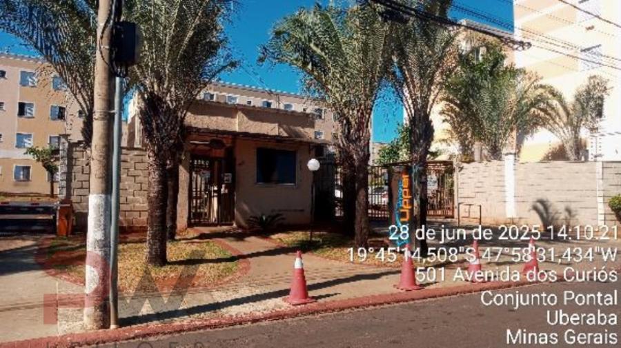 Apartamento em Uberaba com 2 quartos e 44m² de área privativa