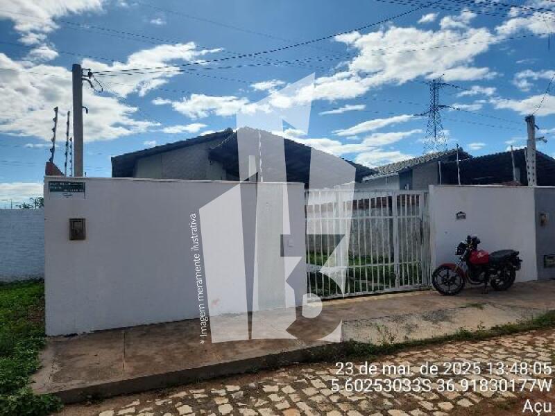Casa em Açu/RN com 2 quartos e 200m² de terreno