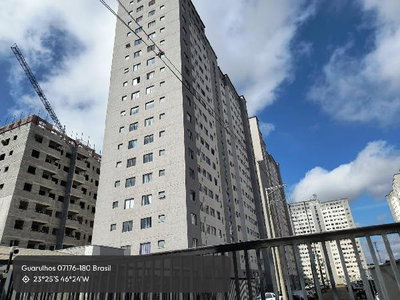 Apartamento 2 Quartos, 1 Banheiro e 42 m² Privativos