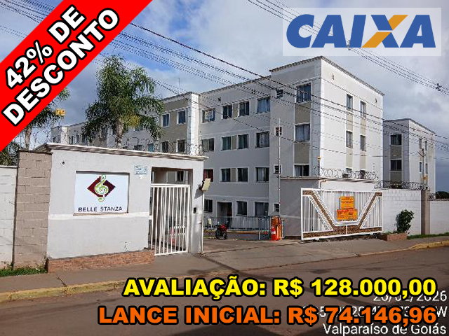Apartamento com 2 quartos e 2 banheiros em condomínio