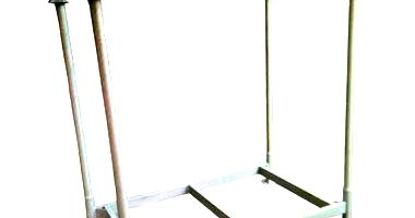 Rack Tubular Cinza Base - Ideal para Armazenamento