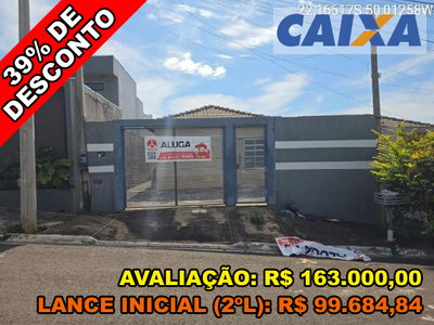 Casa 2 Quartos 45m² com Terreno 166m² em Marília
