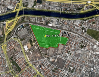 Galpão Industrial de 83.086m² para Incorporação