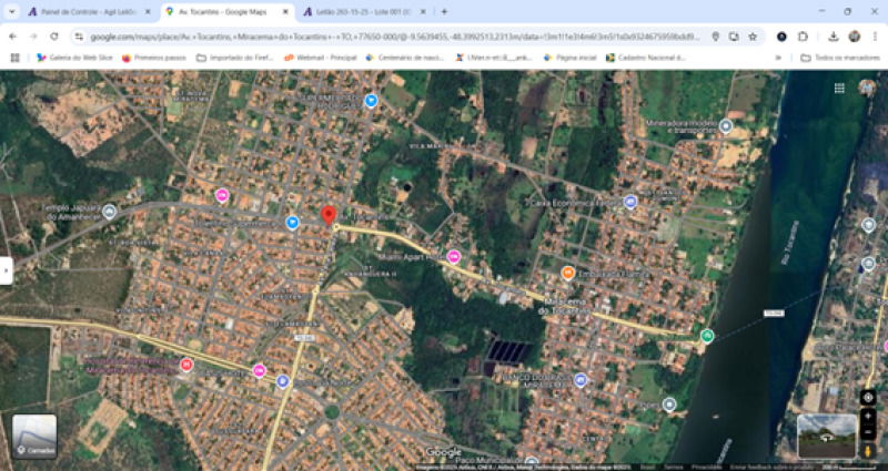 Terreno Urbano na Avenida Tocantins em Miracema do Tocantins