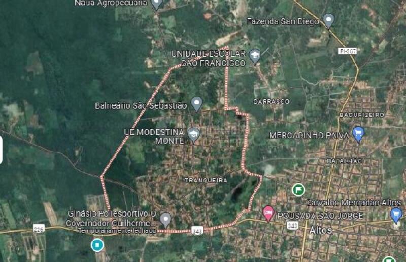 Casa com 2 quartos em Altos/PI