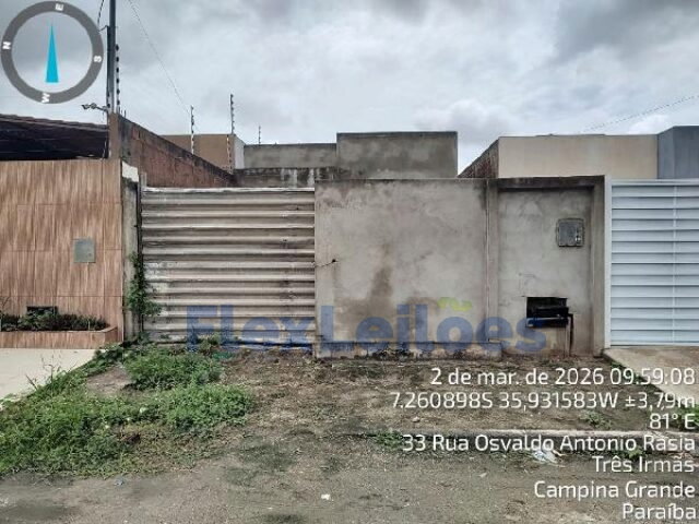 Casa com 2 quartos em Campina Grande/PB - 54,65m²