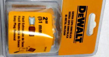 Kit Serra Copo Bimetal Dewalt - Lote 064