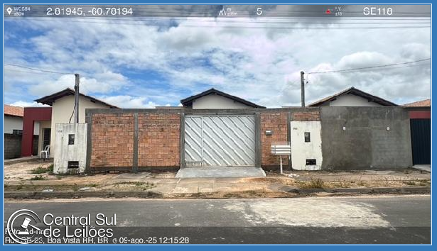 Casa em Boa Vista/RR com 250m² de terreno